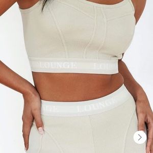 Lounge Apparel soft church ribbed short set